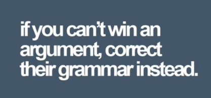 correcting grammar